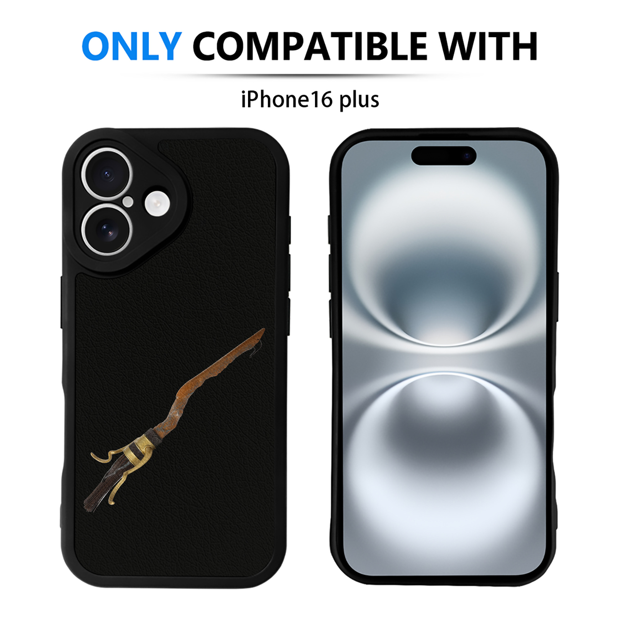（画像用） Harry Potter ハリー・ポッターシリーズ 【iPhone 16シリーズ対応】シリコンスマホケース（レザー調） 材質：シリコン